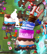 Two #caketanks in the lawn
