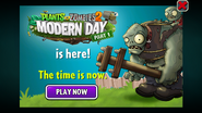 An advertisement for Modern Day Part 1 with the Gargantuar