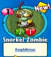 The player receiving Snorkel Zombie from a Premium Pack