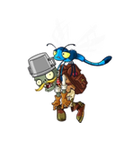 Buckethead Bug Zombie