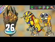 Plants vs Zombies 2 - Ancient Egypt Day 26 -Plants Lvl 1 & No Premium-