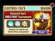 Zombot Plank Walker in an advertisement for Electrici-tea's BOSS FIGHT Tournament in Arena