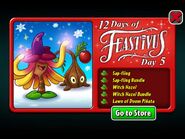 Sap-fling along with Witch Hazel in an advertisement for the 5th day of Feastivus 2018