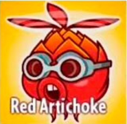 Red Artichoke Icon
