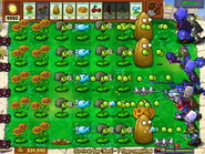 Having the maximum amount of sun in Plants vs. Zombies