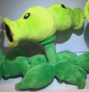 An unreleased Split Pea plush by Warman Toys