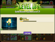 Gold Bloom reached Level 2