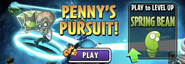 Spring Bean in an advertisement for Penny's Pursuit