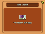 Player got Fume-shroom (Java version)