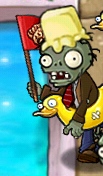 Buttered Ducky Tube Flag Zombie