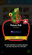 Poison Oak's statistics
