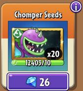 Chomper's seeds in the store (9.9.2, Special)