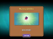 Getting its second costume via Mystery Gift Box