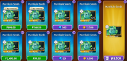 Hurrikale's seeds in the store (11.7.1, Special)