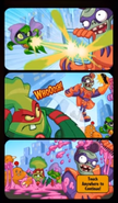 The second comic strip in the plant mission "Zombopolis Apocalypse"