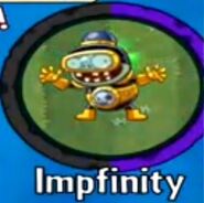 The player receiving Impfinity from a Premium Pack