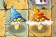 Cryo-shroom next to Pyro-shroom