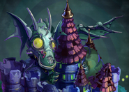 Zombot Dark Dragon on the Dark Ages map