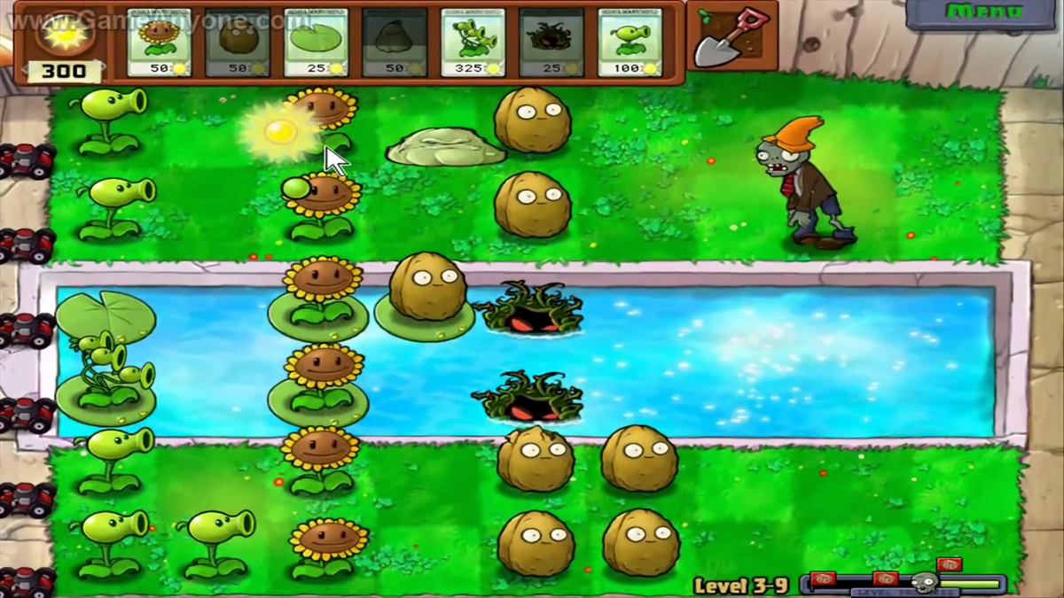 Level 3-3, Plants vs. Zombies Wiki