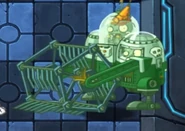 A glowing Harvester Zombie