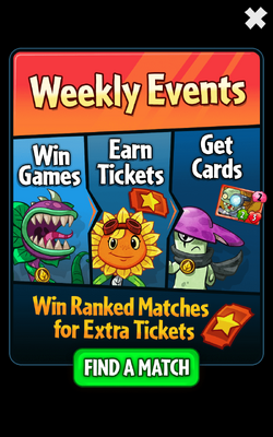 Garden Warfare (weekly event), Plants vs. Zombies Wiki