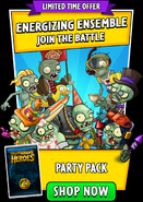 Gentleman Zombie in an advertisement for the Party Pack