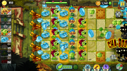 Level 114 (Strategy against Turquoise Skull Zombies.)