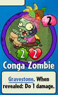 The player receiving Conga Zombie from a Premium Pack before update 1.6.27