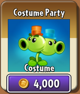 Split Pea's costume in the store