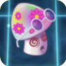 Hypno-shroom (flower glasses and floral pattern)