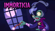 Immorticia in the animated trailer