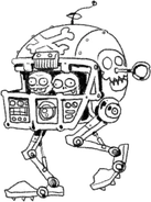 Mecha-Football Zombie Concept Art