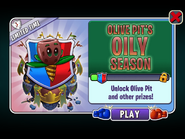 Olive Pit in an advertisement of Olive Pit's Oily Season in Arena