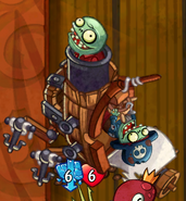 Zombot Plank Walker activating its ability