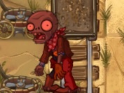 Red Cowboy Zombie near the player's house