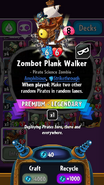 Zombot Plank Walker's statistics