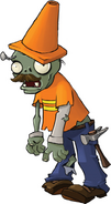 Early Conehead Zombie design (Plants vs. Zombies)