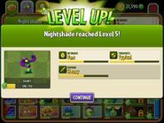 Nightshade being upgraded to Level 5