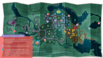Secret invoices map