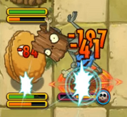 Mask Zombie attacking