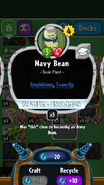 Navy Bean's statistics before update 1.6.27