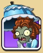 Parasol Zombie's icon that appears when about to play a level including her