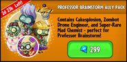 Mad Chemist on the advertisement for the Professor Brainstorm Ally Pack