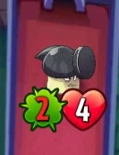 Smoosh-Shroom shrunken by Shrink Ray