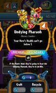 Undying Pharaoh's statistics (Pre 1.60.79)