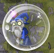 Wizard Zombie in a Zombie Hamsterball