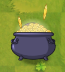 A pot of gold upon landing