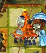 Robo-Cone Zombie in Lost City