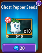 Ghost Pepper's seeds in the store (10.9.1)