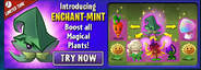 Enchant-mint in an ad on the main menu